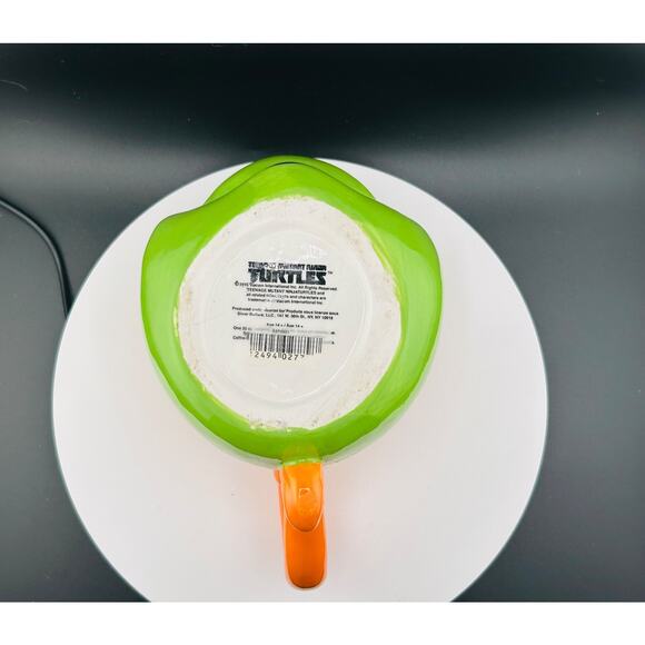 TMNT 3D Sculpted Mug – Michelangelo Ceramic Coffee Cup – Ninja Turtles Collectib - Picture 6 of 6